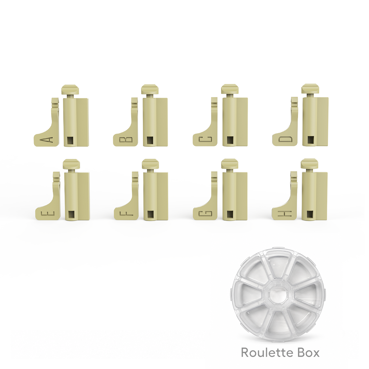 Disposable Numbered Travel Locks (8 Pack)