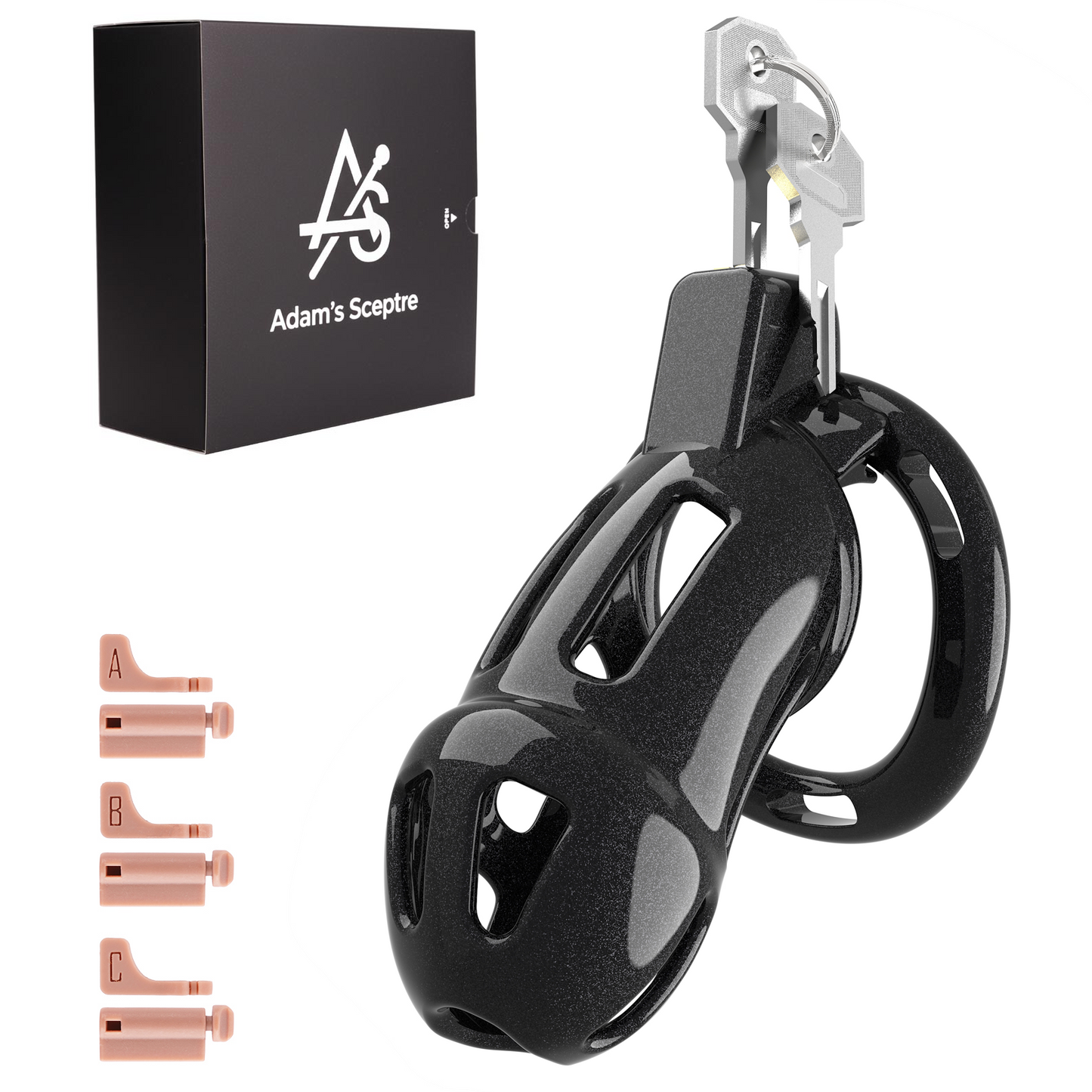 COVENANT Appareil de Chasteté Masculin Noir Starlight L