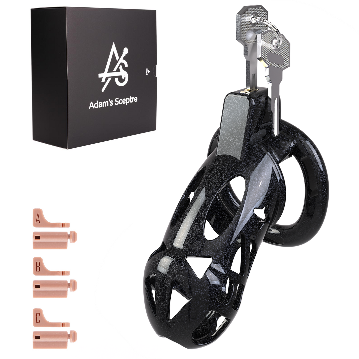Sigil Chastity Cage Starlight Black (L)