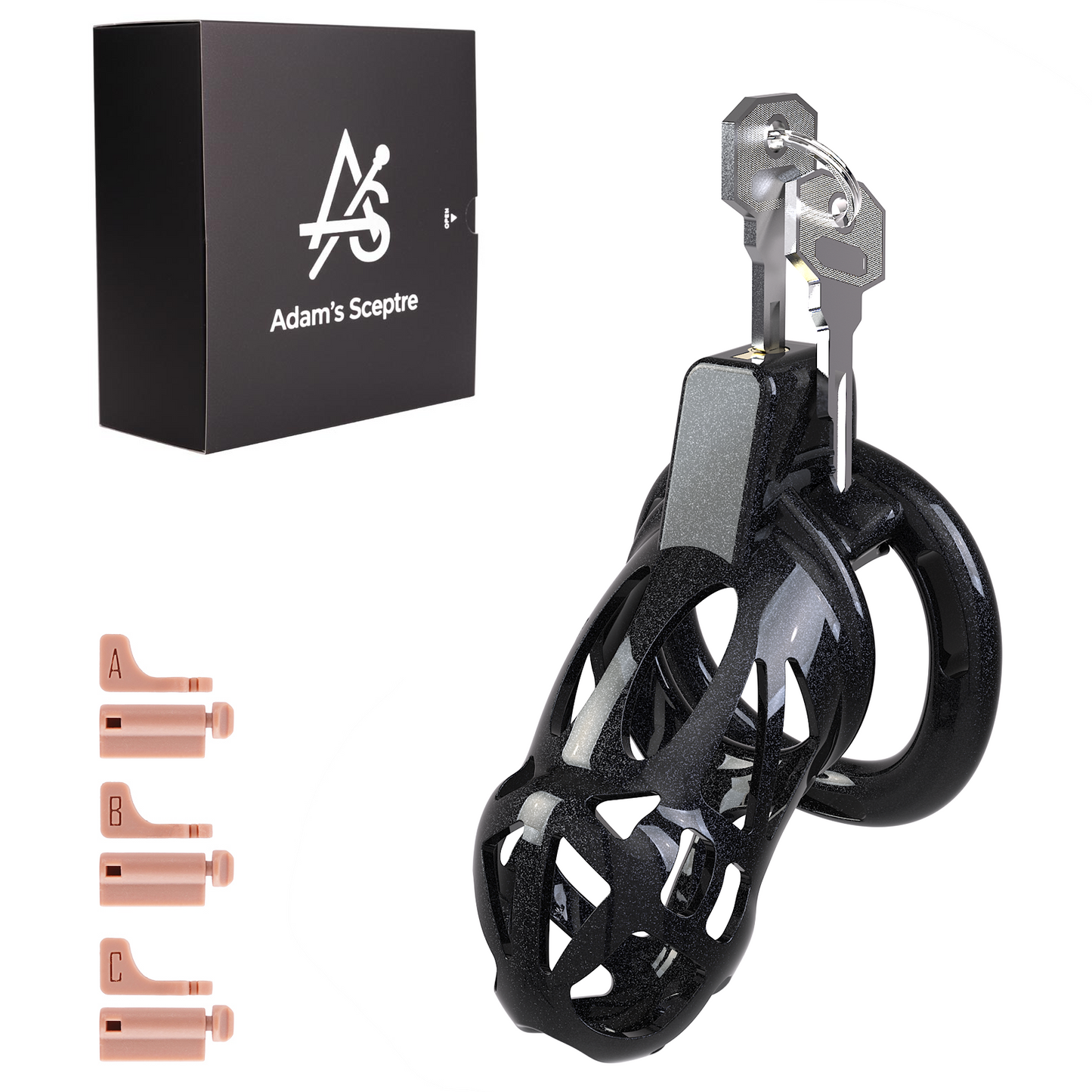 Sigil Chastity Cage Starlight Black (M)