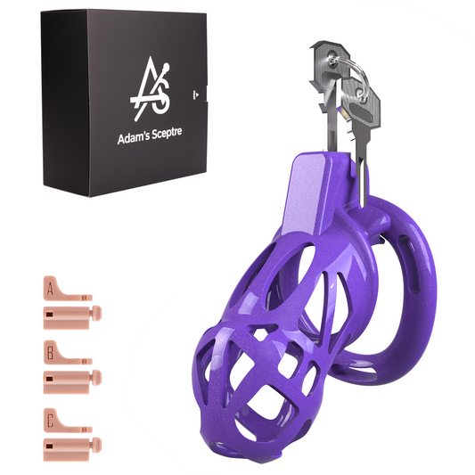 Sigil Chastity Cage Starlight Purple 3.43″ M