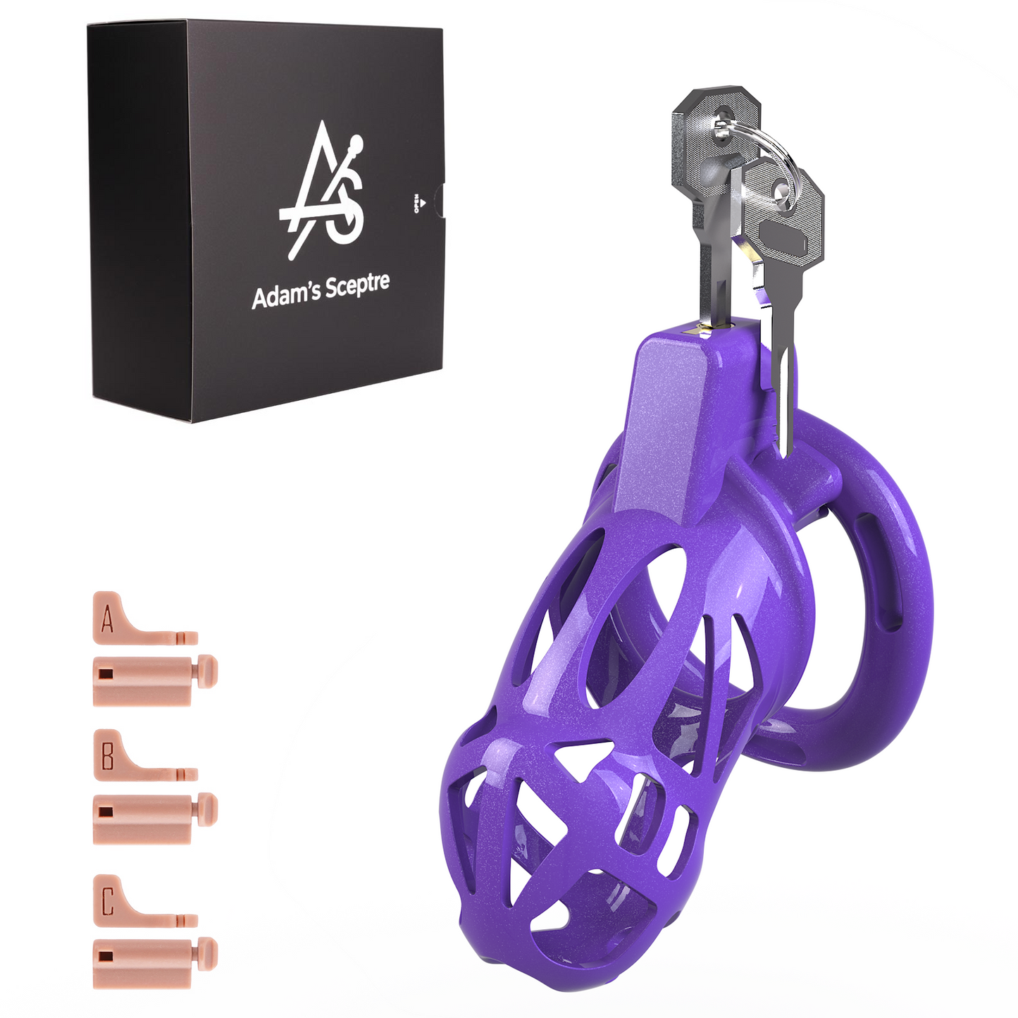 Sigil Chastity Cage Starlight Purple (M)