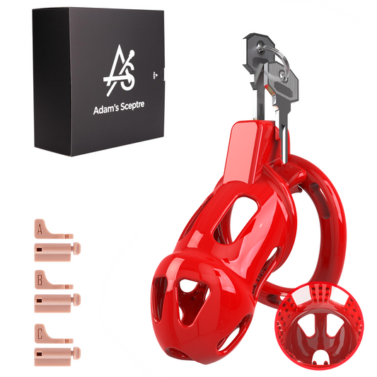 Thorn Chastity Cage  Red (M)