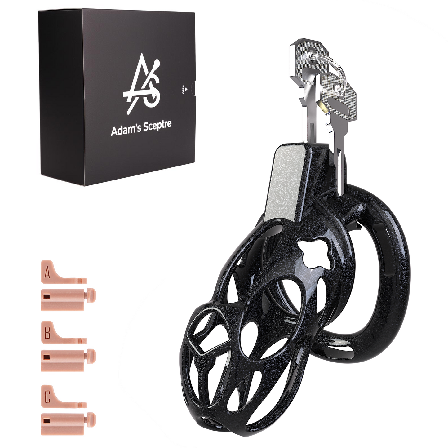 Xeno Chastity Cage Starlight Black (M)