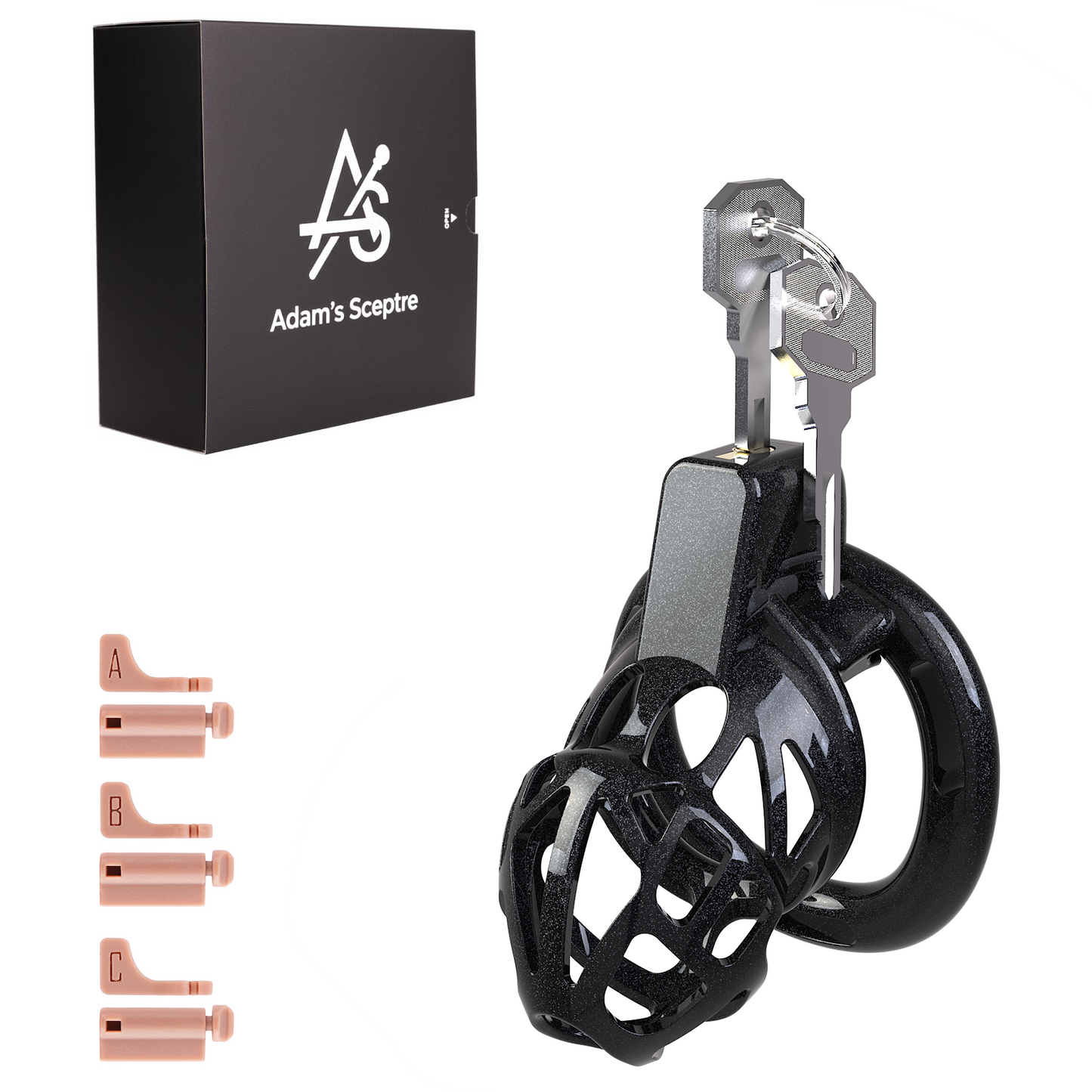 Sigil Chastity Cage Starlight Black (S)