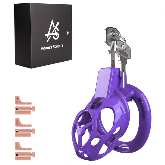 Xeno Chastity Cage Starlight Purple 2.64″ S