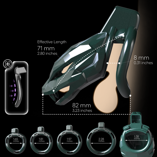 Starborn Viper Chastity Cage