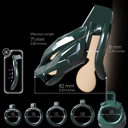 Starborn Viper Chastity Cage
