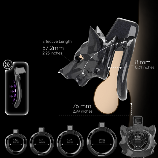 Starborn Wolf Chastity Cage 2.25″ Mini