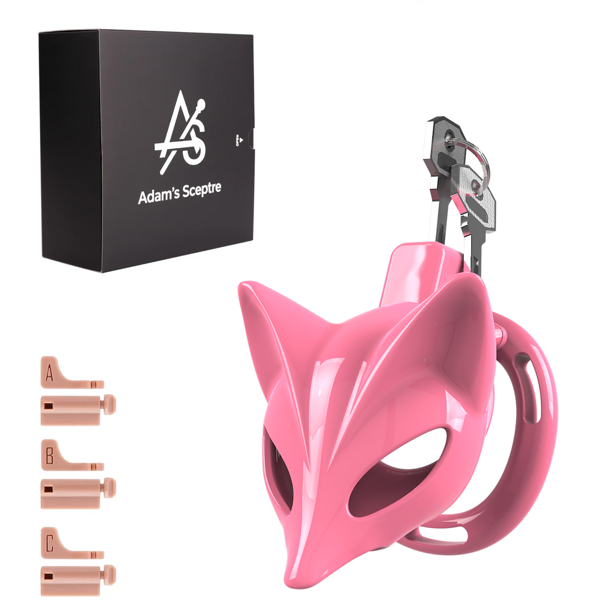 Starborn Fox Chastity Cage Candy Pink (Standard)
