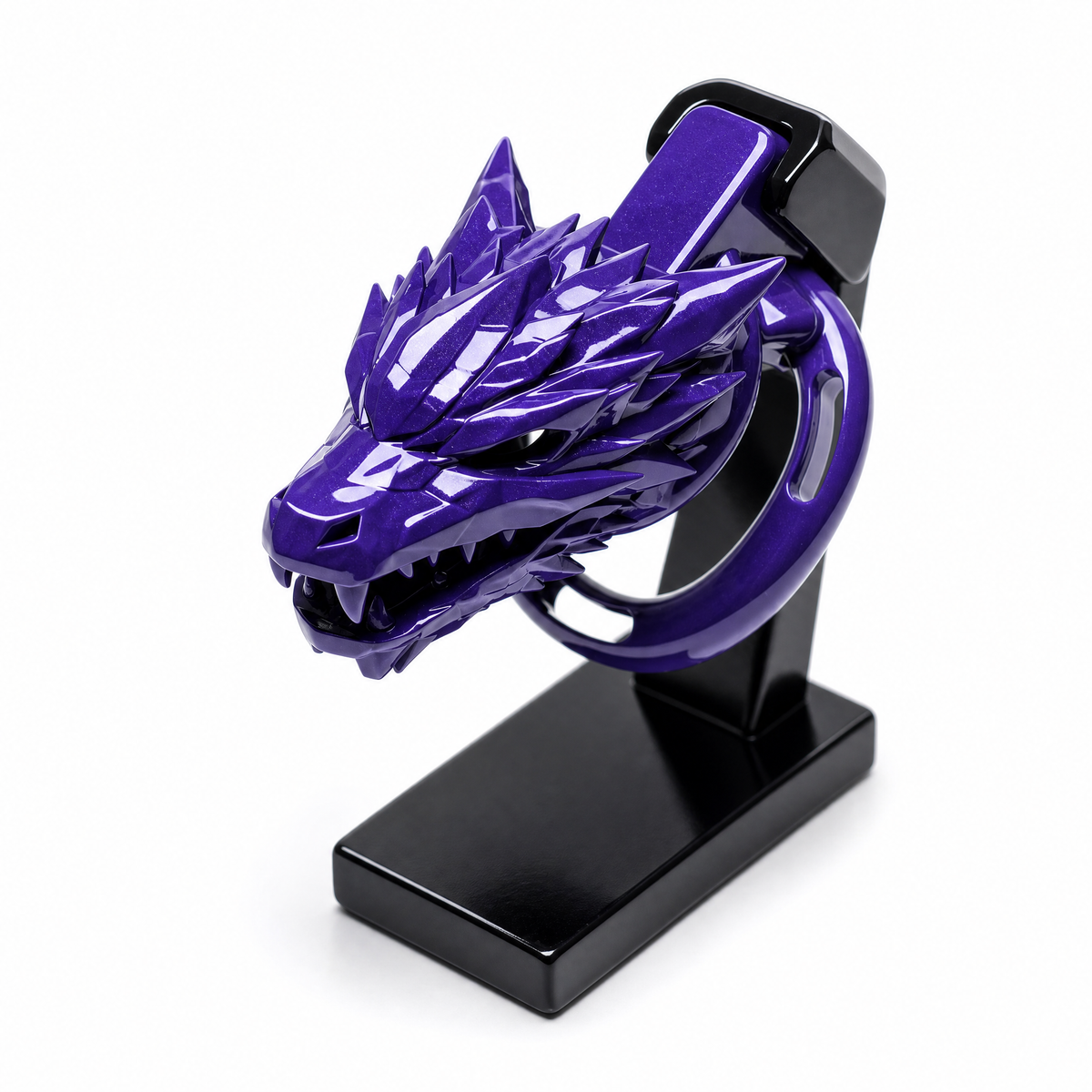 Starborn Dragon Chastity Cage Starlight Purple (Midi)