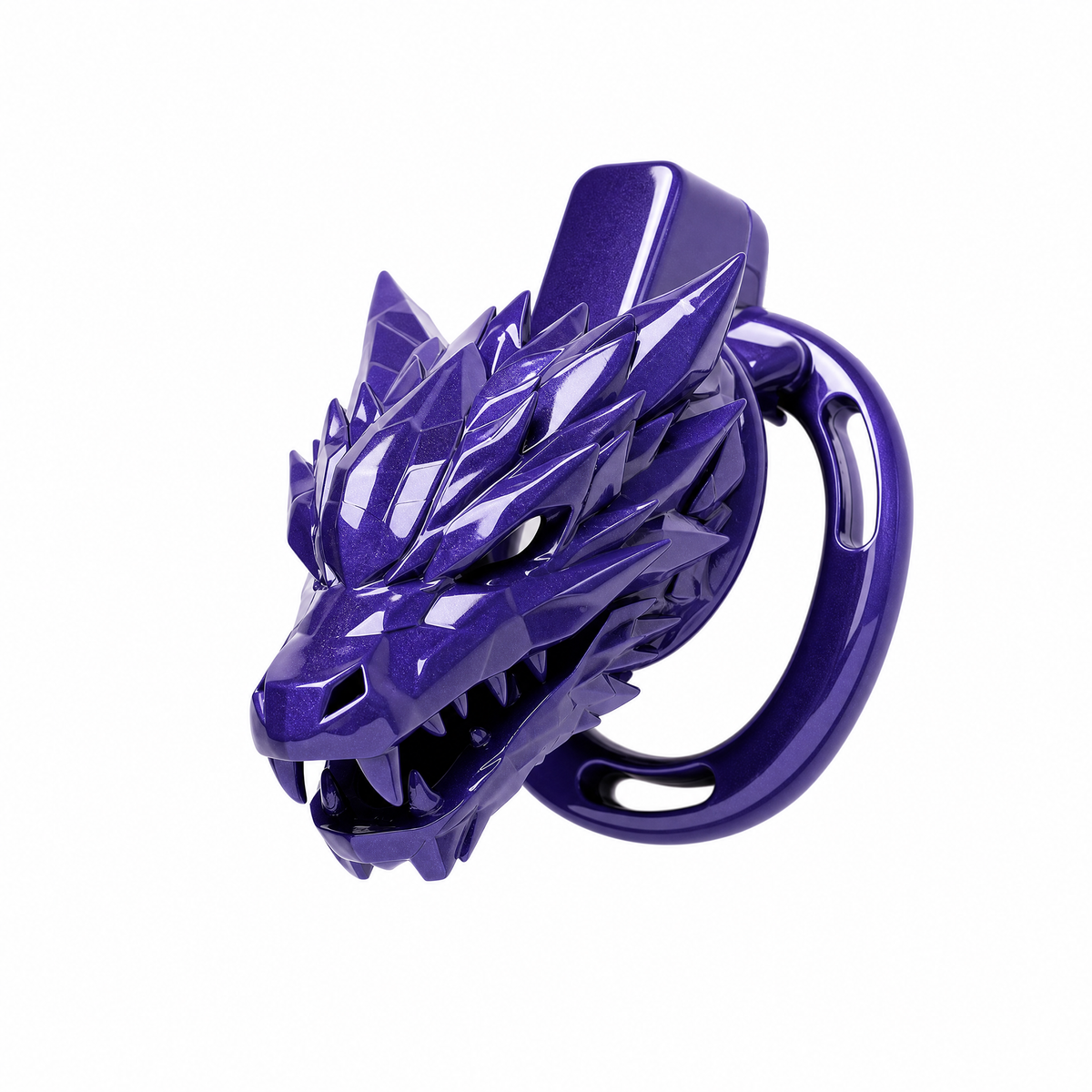 Starborn Dragon Chastity Cage Starlight Purple (Midi)