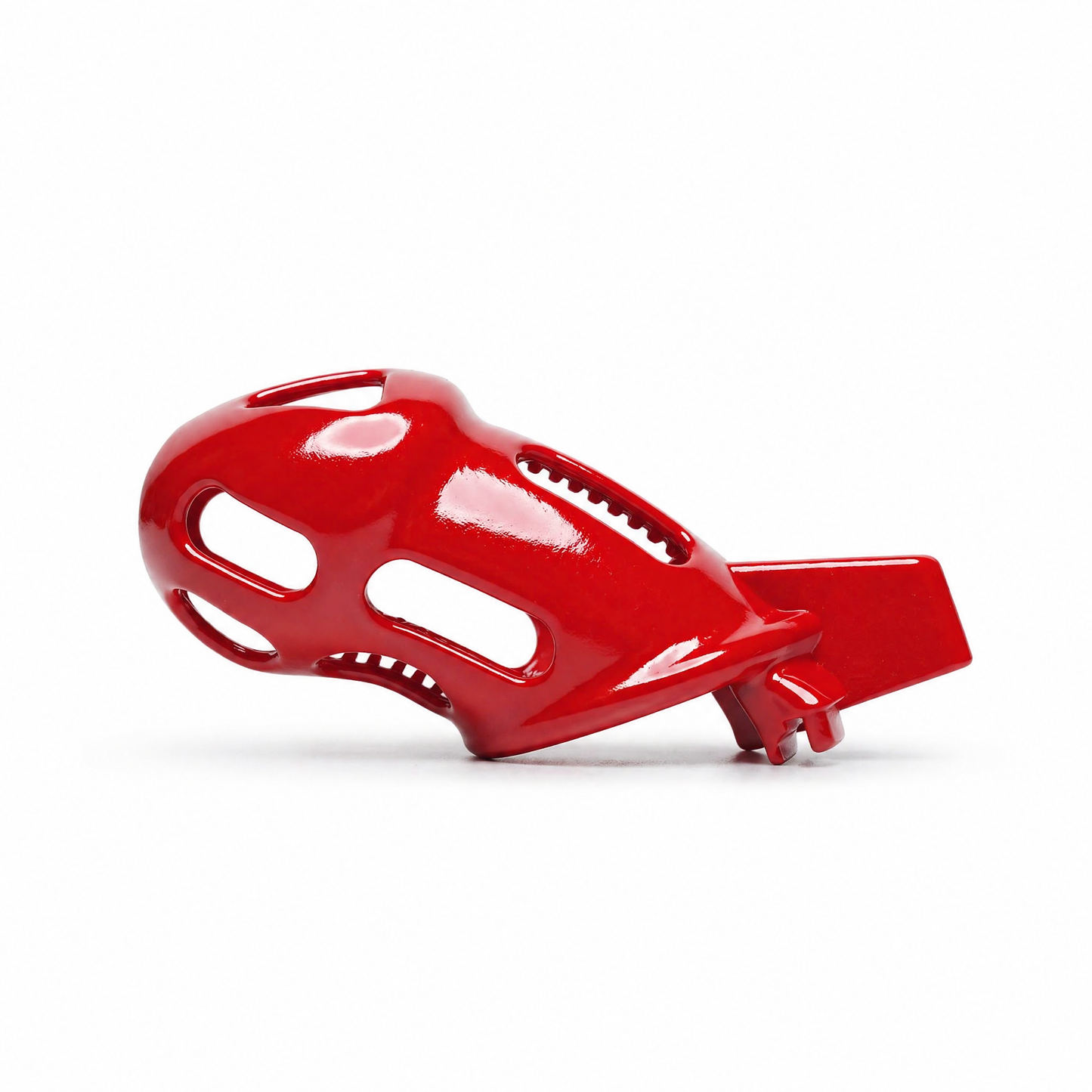 Appareil de chasteté masculin THORN, rouge, taille M