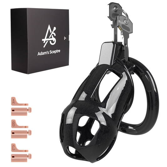 Covenant Chastity Cage Starlight Black (XL)