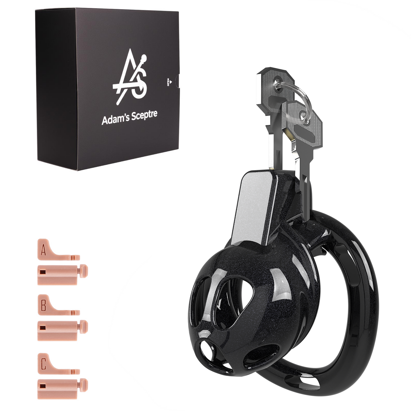 Covenant Chastity Cage Starlight Black (XS)