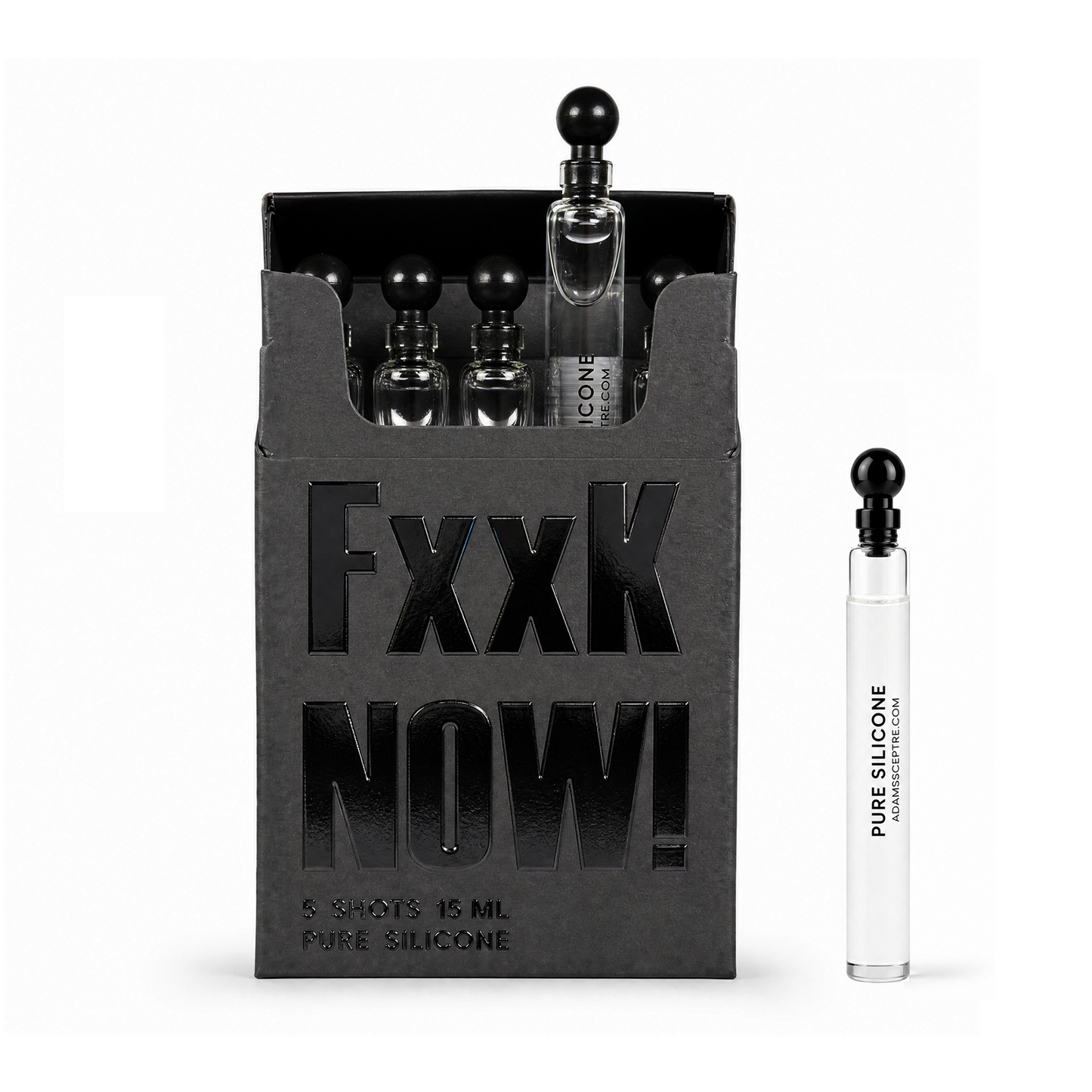The Black Pack — 5 Silicone Shots