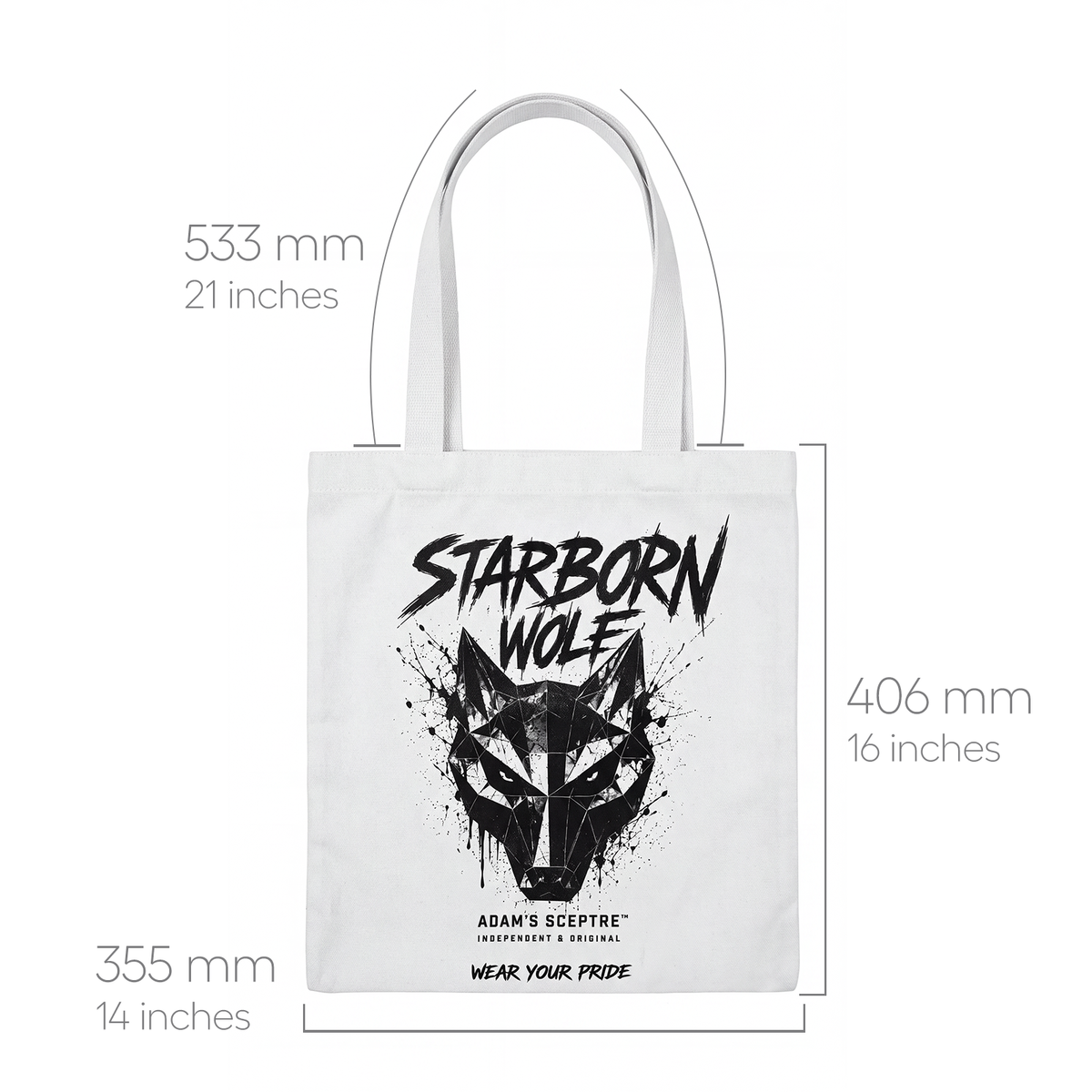 Starborn Wolf Canvas Tote