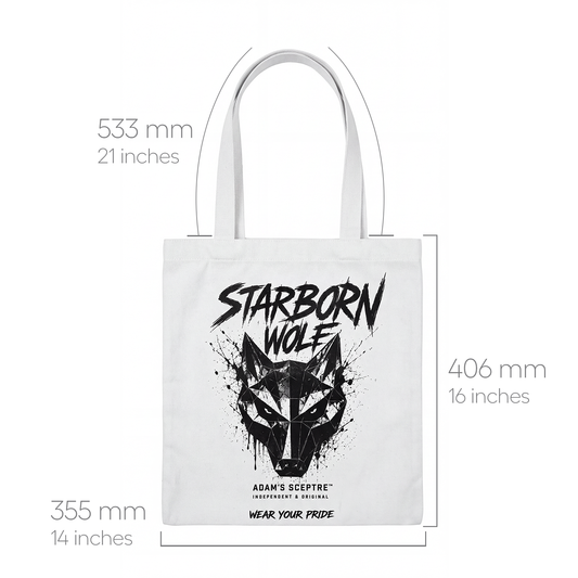 Starborn Wolf Canvas Tote